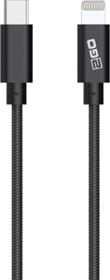 Picture of 2GO Datenkabel lightning-USB Type-C anthrazit-1m MFI zert