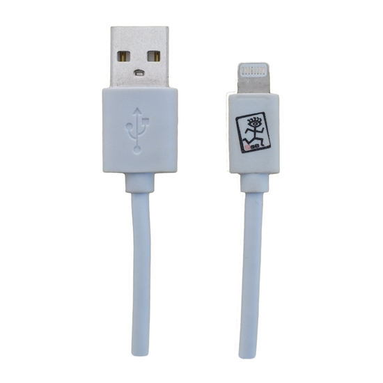 Picture of 2GO USB Lade-/Datenkabel Lightning   1m   weiß in PET-Box