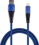 Attēls no 2GO USB Lade-/Datenkabel Lightning  1m  Nylon blau PET-Verp.