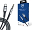 Picture of Kabel USB 3MK USB-C - mini Jack 3.5 mm Czarno-srebrny (AUX USB-C - Jack 3,5 mm)