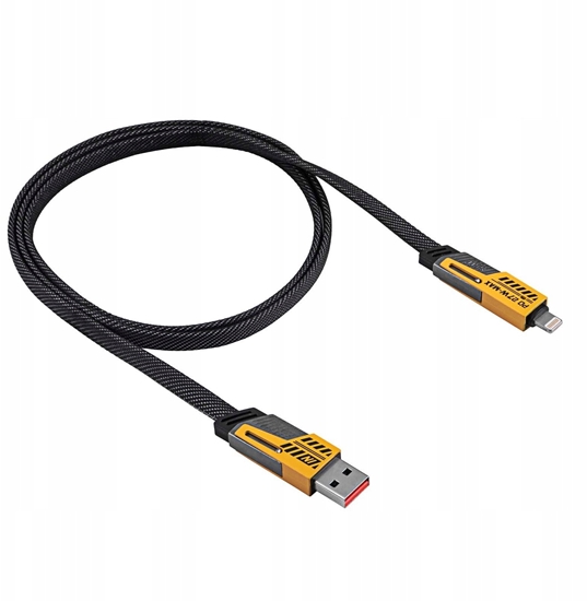 Picture of Kabel USB A + USB type C / USB type C + Lightning 1m AK-USB-57 65W