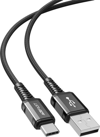 Picture of Kabel USB Acefast USB-A - USB-C 1.2 m Czarny (6974316280545)