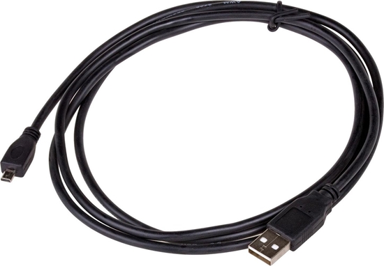 Изображение Kabel USB Akyga USB-A - UE-E6 1.5 m Czarny (AK-USB-20)