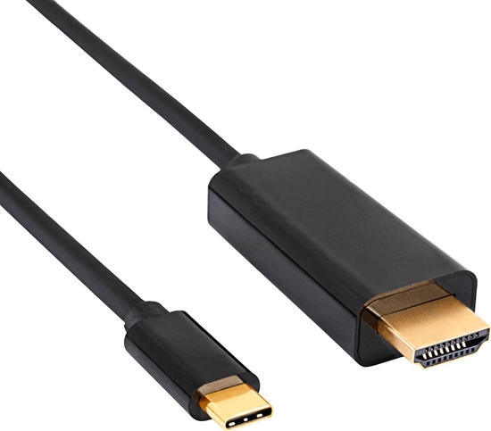 Picture of Kabel USB Akyga USB-C - HDMI 1.8 m Czarny (AK-AV-18)