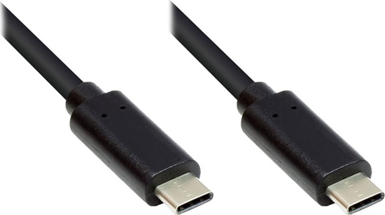 Picture of Kabel USB Alcasa USB-C - USB-C 1 m Czarny (GC-M0113)