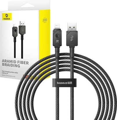 Picture of Kabel USB Baseus USB-A - Lightning 2 m Czarny (P10355802111-01)