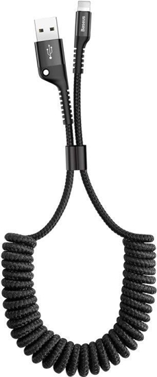 Picture of Baseus Baseus Spring-loaded cable Lightning 1m 2A (black)