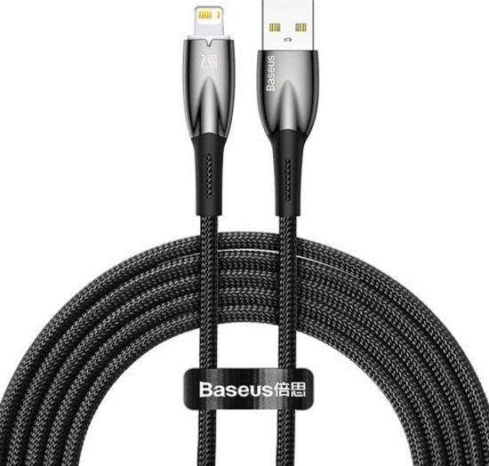 Picture of Baseus Baseus Glimmer Series cable USB-A - Lightning 480Mb/s 2.4A 2m black