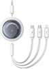 Изображение Baseus Fast Charging Cable 3in1 Baseus Free2Draw, USB to micro USB+USB-C+Lightning, 3.5A, 1.1m (white)