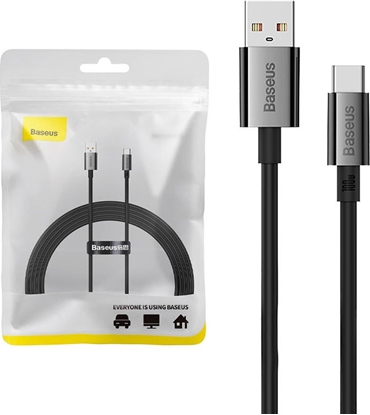 Attēls no Baseus Baseus Superior Series USB-A / USB-C 100W 2m cable - black