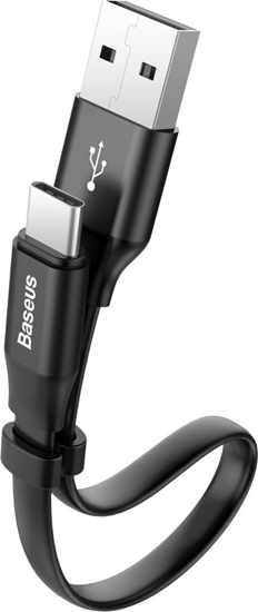 Picture of Kabel USB Baseus USB-A - USB-C Czarny (BSU015BLK)