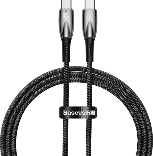 Picture of Baseus Baseus CADH000701 USB-C - USB-C PD cable 100W 5A 480Mb/s 1m - black