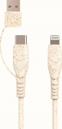 Picture of Biond BIO-CT-IP USB-C to Lightning & USB-A 3,5A Cable, 1,2 m