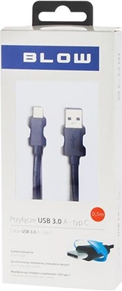 Picture of Kabel USB Blow USB-A - 0.5 m Czarny (66-121#)