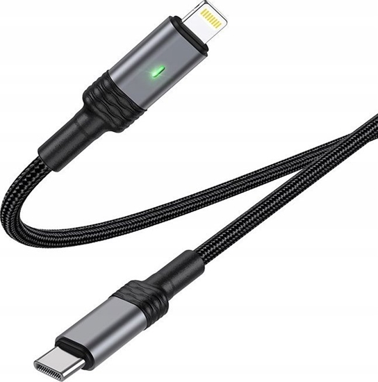 Picture of Kabel USB Borofone USB-C - Lightning 1.2 m Czarny (KABAV1000)