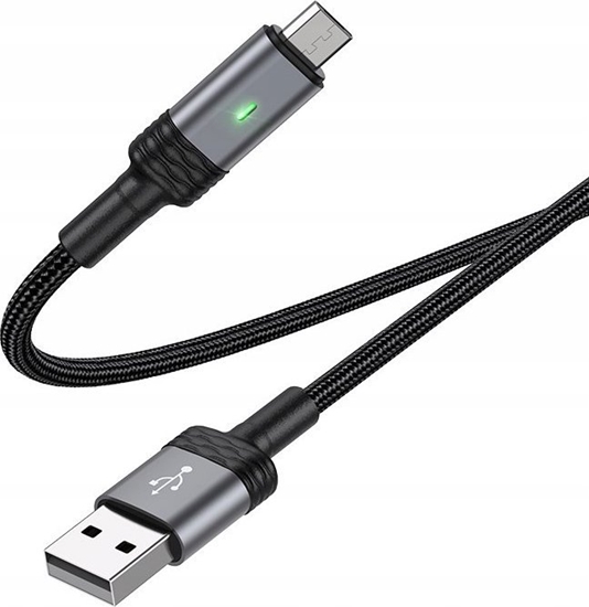 Picture of Kabel USB Borofone USB-A - microUSB 1.2 m Czarny (KABAV1004)