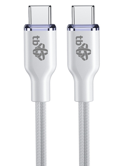 Picture of Kabel USB C - USB C 60W Glamour 1.5m biały