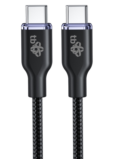 Picture of Kabel USB C - USB C 60W Glamour 1.5m czarny