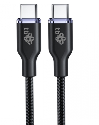 Picture of Kabel USB C - USB C 60W Glamour 1.5m czarny