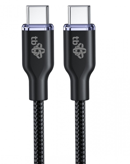 Picture of Kabel USB C - USB C 60W Glamour 1.5m czarny