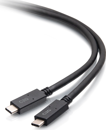 Изображение Kabel USB C2G USB-C - USB-C 2 m Czarny (C2G28883)