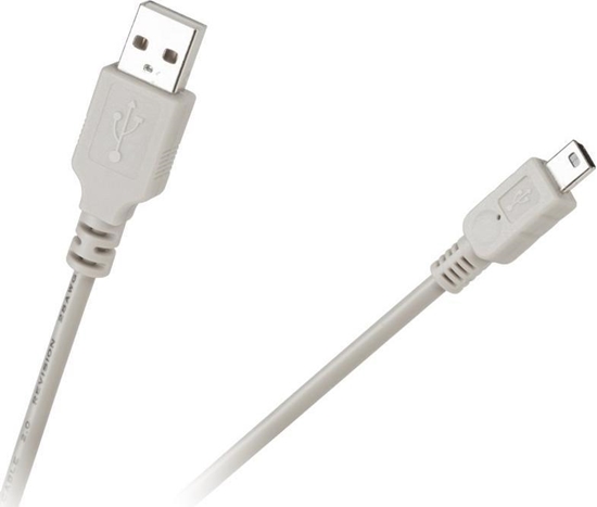Picture of Kabel USB Cabletech USB-A - miniUSB 1 m Szary (KPO3889-1)