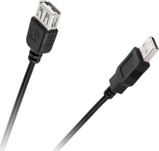 Picture of Kabel USB Cabletech USB-A - USB-A 0.8 m Czarny (KPO2783-0,8)