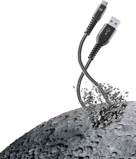 Изображение Kabel USB Cellular Line USB-A - USB-C 1.2 m Czarny (TETRACABTYC1MK)