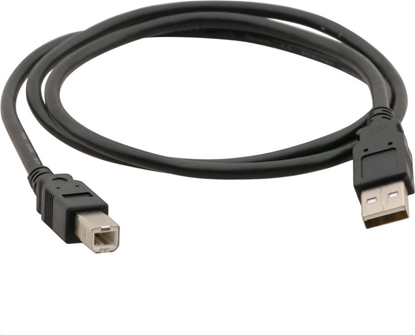 Attēls no Kabel USB C-Tech USB-A - USB-B 1.8 m Czarny (CB-USB2AB-18-B)