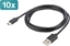 Изображение Kabel USB Digitus USB-A - USB-C 1.8 m Czarny (AK-990960-018-S)