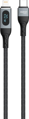 Attēls no Kabel USB Dudao USB-C - Lightning Czarny (6973687243692)