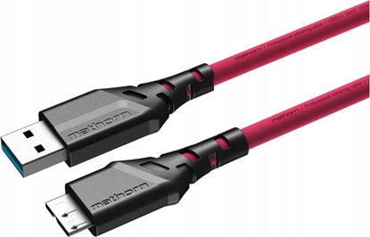 Picture of Kabel USB Ednet USB-A - microUSB 5 m Róowy (MTC-520M)