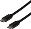 Изображение Kabel USB EFB USB-C - USB-C 1 m Czarny (EBUSBC-USB20CK.1)
