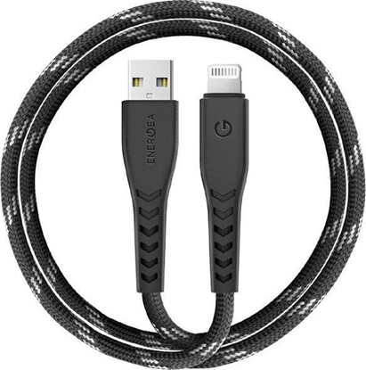 Picture of Kabel USB Energea USB-A - Lightning 1.5 m Czarny (CBL-NF-BLK150)