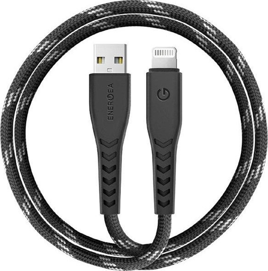 Picture of Kabel USB Energea USB-A - Lightning 1.5 m Czarny (CBL-NF-BLK150)