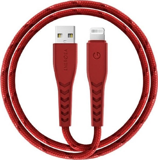 Picture of Kabel USB Energea USB-A - Lightning 1.5 m Czerwony (CBL-NF-RED150)