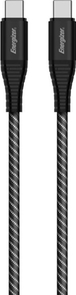 Attēls no Kabel USB Energizer USB-C - USB-C 2 m Czarny (C541CKBK)