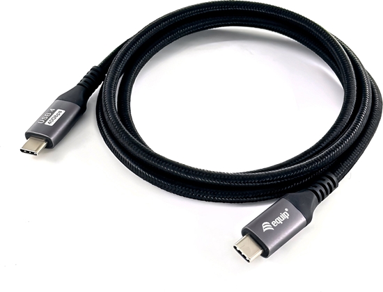 Picture of Equip 128383 USB kabelis USB4 Gen 3x2 2 m USB C Melns
