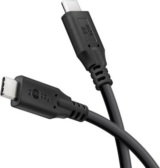 Picture of Kabel USB Goobay USB-C - USB-C 1 m Czarny (RB74726)