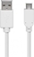 Attēls no Kabel USB Goobay USB-A - 1 m Biay (533542)