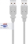 Attēls no Kabel USB Goobay USB-A - USB-A 2 m Szary (JAB-758935)