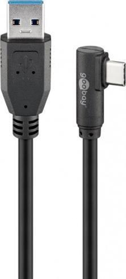 Picture of Kabel USB Goobay USB-A - USB-C 0.5 m Czarny (JAB-4410949)