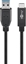 Attēls no Kabel USB Goobay USB-A - USB-C 1 m Czarny (RB41074)