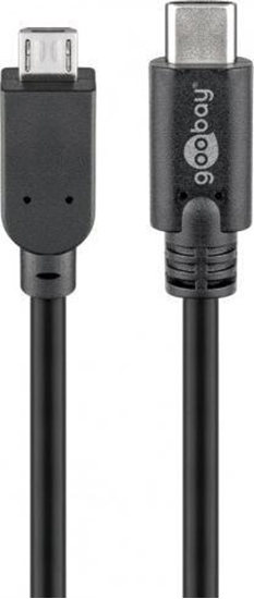 Picture of Kabel USB Goobay USB-C - micro-B 0.6 m Czarny (JAB-2242227)
