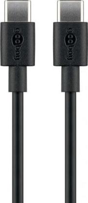Изображение Kabel USB Goobay USB-C - USB-C 0.5 m Czarny (JAB-4780425)