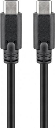 Attēls no Kabel USB Goobay USB-C - USB-C 2 m Czarny (533577)