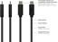 Picture of Kabel USB Good Connections USB-C - USB-C 1 m Czarny (2831-CV010S)