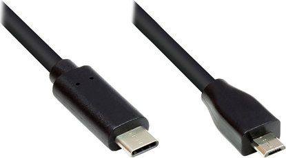 Picture of Kabel USB Good Connections USB-C - micro-B 1 m Czarny (GC-M0122)