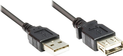 Picture of Kabel USB Good Connections USB-A - USB-A 5 m Czarny (2511-OF5S)