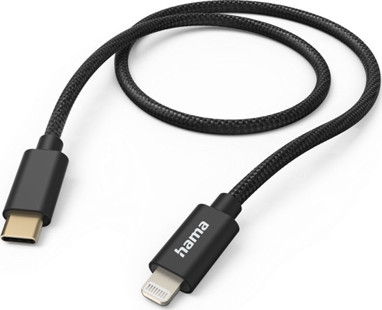 Picture of Kabel USB Hama Lightning - USB-C 1.5 m Czarny (002015460000)